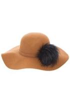  Floppy Pompom Hat