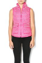  Striped Quilted Vest