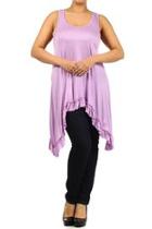  Ruffle Hem Tunic