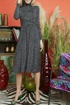  Lauren Black Dot Dress