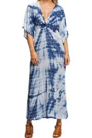  Tie-dye Plunging Maxi