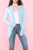  Chambray Pocket Cardigan
