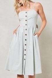 Knotted-back Midi Dress