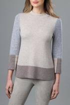  Cashmere Colorblock Sweater