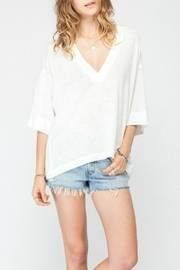  Oversized V Neck Top