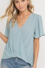  Draped Front Blouse