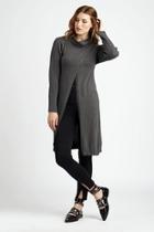  Cross-front Cowl Tunic