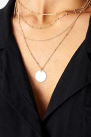  Layered Coin Necklace