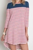  Striped Tunic Dress