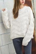  Chevron Chenille Sweater