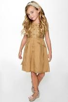  Gold-on-gold Embroidery Dress