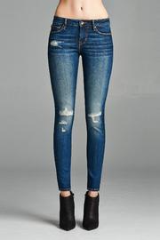  Distressed Midrise Jean