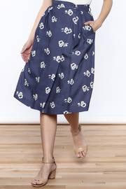 Blue Wrap Skirt