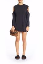  Cutaway Long Sleeve Dress
