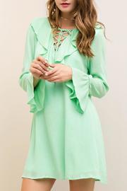  Ruffle Collar Dress