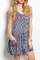  Aztec Pockets Dress