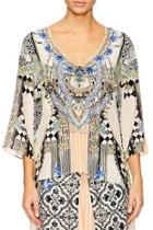  V-neck Oversize Blouse