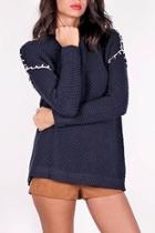  Shannon Open-back Sweater