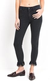  Black Frayed Jeans