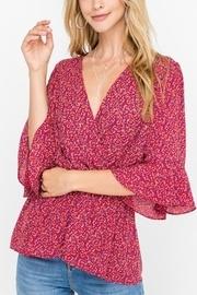  Peplum Printed Top
