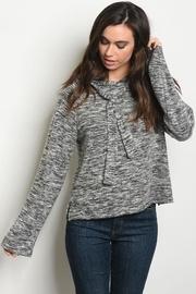  B/w Tie Hoodie