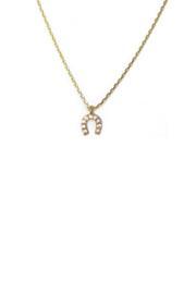  Pave Horseshoe Necklace