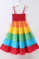  Rainbow Tier Dress
