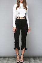  Faux Suede Trousers