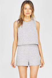  Edie Textured Tweed Romper