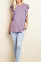  Jersey Silhouette Tunic Top