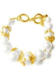  Pearl & Gold Bracelet