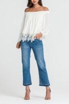  Off-shoulder Lace Top
