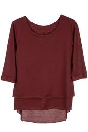 Split-back Layered Top