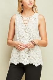  Lace Scallop Tank