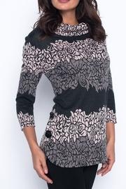  Frank Lyman Tunic Gray Black Pink 194604
