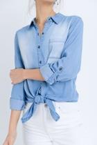  Astrid Chambray Top