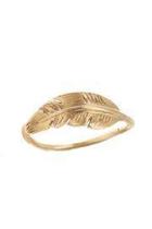  Gold Feather Ring