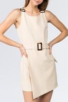  Tortoise Shell Buckle Dress