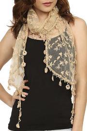 Lace Floral Scarf