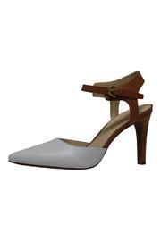  Aviva Tan White Slingback