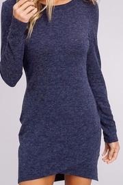 Listicle Petal Hem Knit Dress