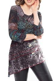  3/4-sleeve Cotton Tunic