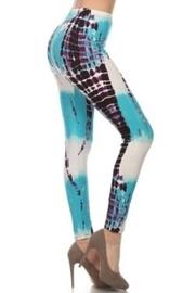  Turquoise Tie-dye Leggings