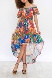  Hi-low Print Dress