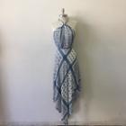  Blue Asymmetrical Dress