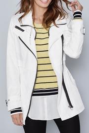  White-black Rain Jacket