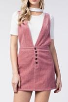  Corduroy Overall Dress