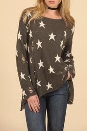  Star Ripped Sweater
