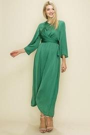  Satin Three Way Wrap Dress