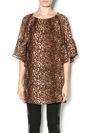  Sheer Leopard Top
